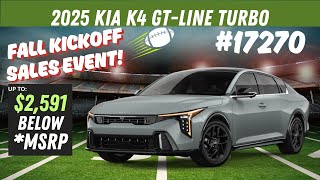 2025 Kia K4 GT-Line | Morning Haze | Tulsa, Broken Arrow, Oklahoma City OK | #17270