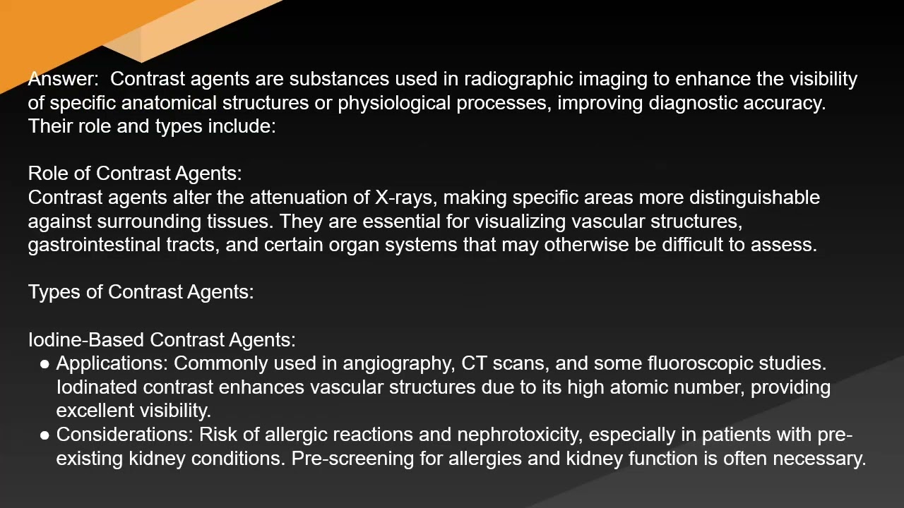 AIR Australian Institute of Radiography Study Notes Three
