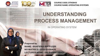 DTN3043 | OPERATING SYSTEMS (PROCESS MANAGEMENT)