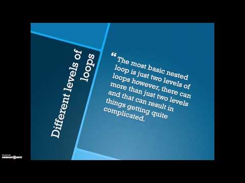 Nested Loops - School Video