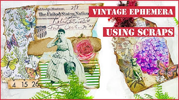 Shop your stash and scraps *Sheffield Edition* junk journal ephemera with CamelieCraftsDesigns