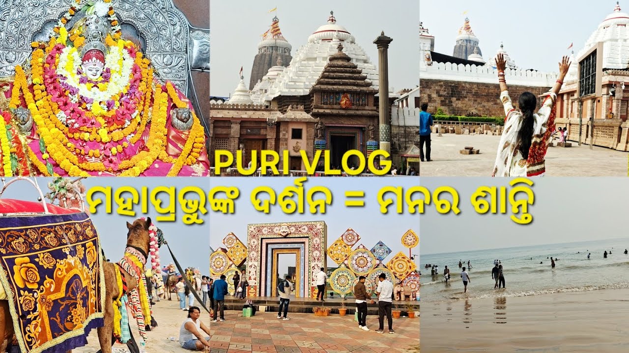 ଜୟ ଜଗନ୍ନାଥ 🙏 | ପୁରୀ ଯାତ୍ରା ଅନୁଭବ | Puri Dham |Jagannath Temple & Puri Beach Trending Vlog