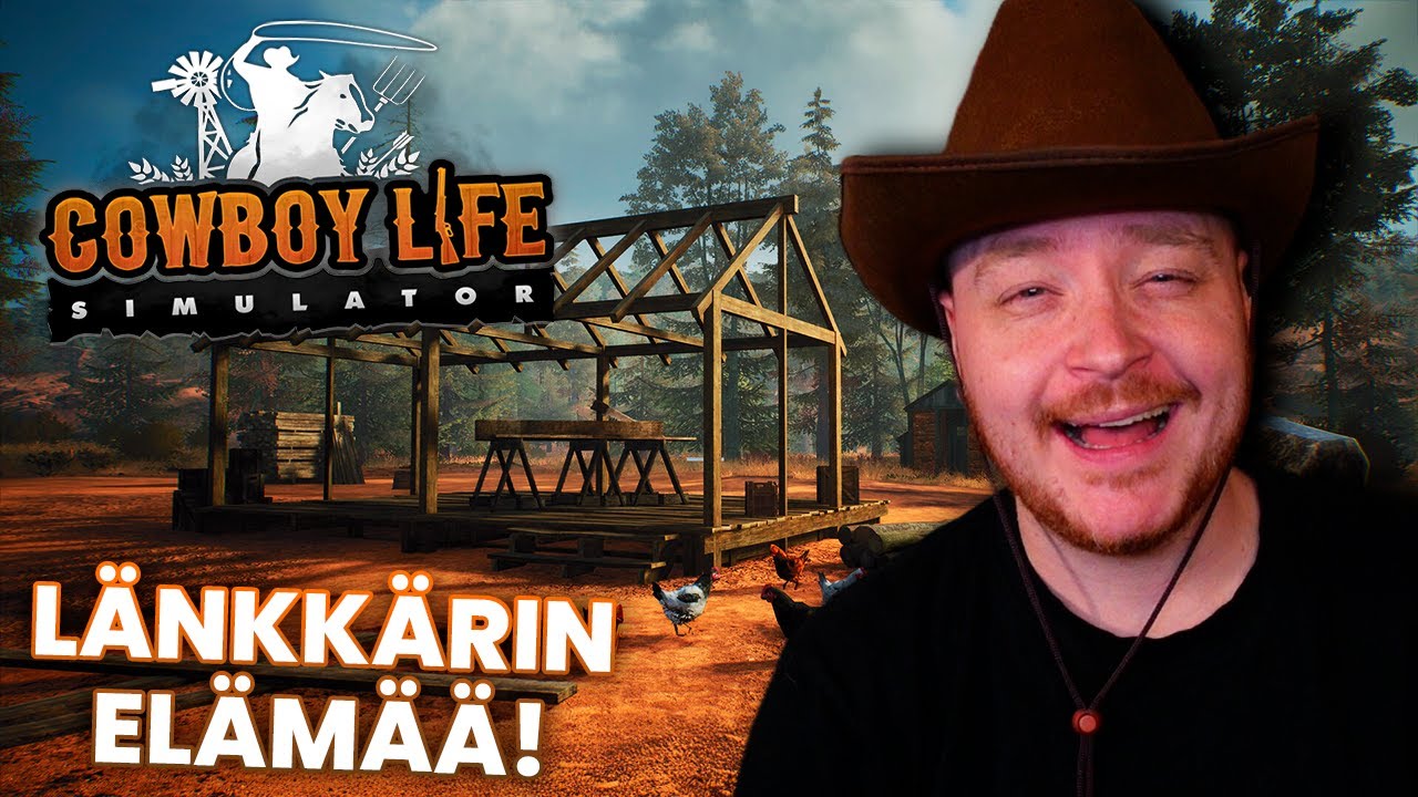 Elämää VILLISSÄ Lännessä! - Cowboy Life Simulator #1