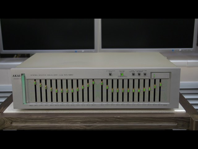 AKAI EA-G90 графический эквалайзер - YouTube