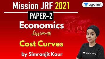 05:00 PM - JRF 2021 | Economics by Simranjit Kaur | Cost Curves