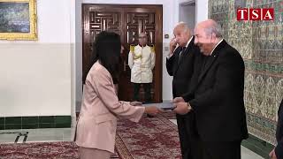La nouvelle ambassadrice d'Italie en Algérie présente ses lettres de créances à Tebboune