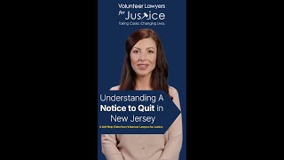 Understanding a Notice to Quit in New Jersey