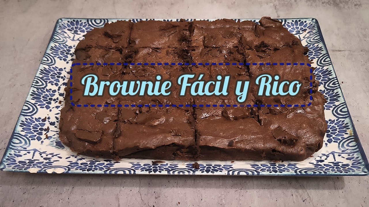 Brownie Fácil y Rico 🍫