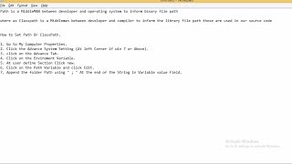 What Is PATH and ClASSPATH