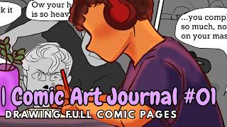 How I Draw My Comics 🎨 | Comic Art Journal #01 | Digital Art Speedpaint
