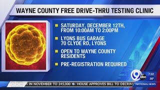 Wayne County offering free COVID-19 testing clinic for all county residents