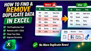 How to Find & Remove Duplicate Data in Excel