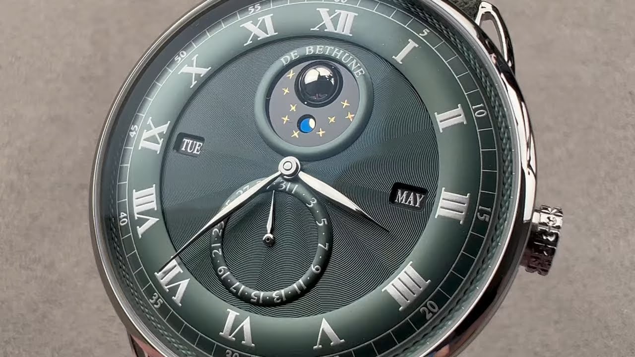 De Bethune DB25 Perpetual Calendar TITANIUM DB25QP De Bethune Watch Review  - YouTube