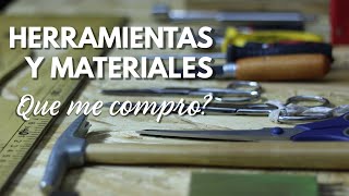 HERRAMIENTAS Y DE TAPICERIA - Que Me COMPRO Para EMPEZAR? - YouTube