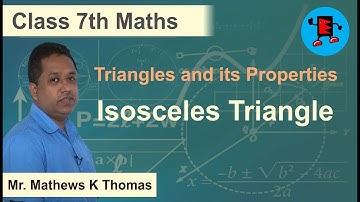 CBSE Class 7 Maths Triangle & Its Properties Isosceles Triangle |Extraminds
