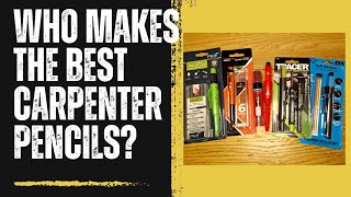 Mechanical carpenters pencils reviewed. Pica, Hultafors, Thorvald, Tracer, and Ox all compared.