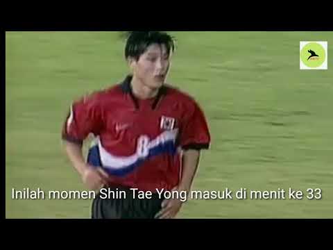 Indonesia vs Korsel 2 : 4 Piala Asia 1996. Momen Shin Tae Yong masuk di menit 33.