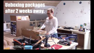 Unboxing Packages after 2 weeks away