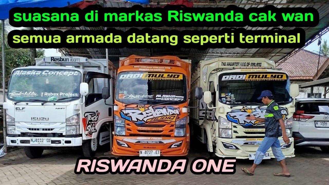  markas riswanda seperti ini sampe gak  muat tempat parkir KLO arnada semua datang #riswanda  
