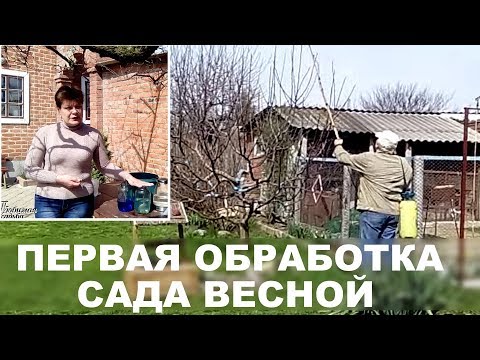 Первая обработка сада весной медным купоросом и мочевиной . Почему именно так