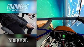 FOX ONE VR Flight Stick | Freestyle Aerial Stunts in Ultrawings | Oculus Quest 2