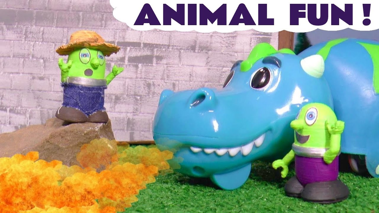 FLIP A ZOO Animal Toy Stories with the Funlings - YouTube