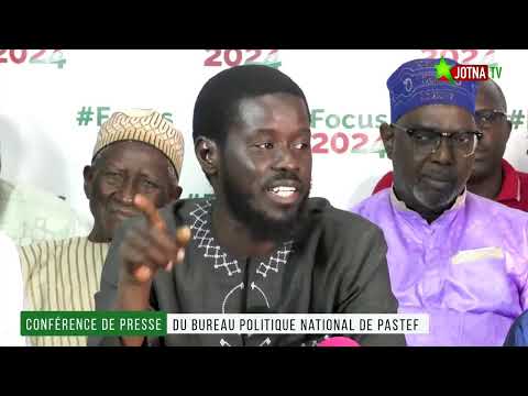 CONFÉRENCE DE PRESSE DU BUREAU POLITIQUE NATIONAL DE PASTEF - LES PATRIOTES.