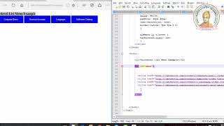 38 Listing Menus Using Html  Css html