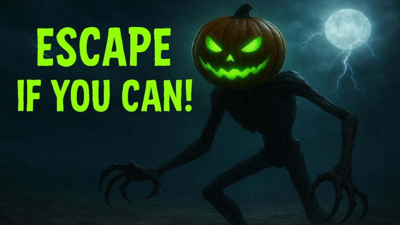 ESCAPE the Pumpkin Head! 🎃👻 | Horror Farm Scary Survival Gameplay