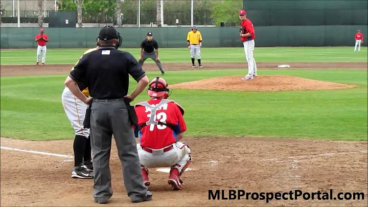 Phillies RHP Justin DeFratus vs  Pirates 3B Jeremy...