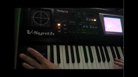 Exploring the features of the Roland V-Synth with some sound design