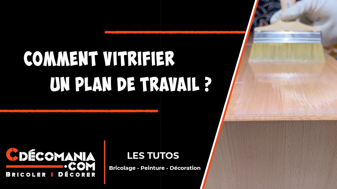 Vitrifier un Plan de Travail | Protection d'un Plan de Travail en Bois
