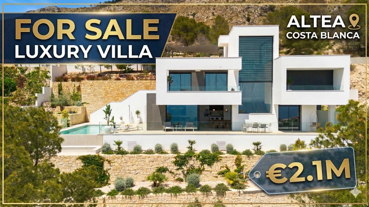 🇪🇸 The Ultimate Costa Blanca Lifestyle: Turnkey Luxury Villa in Sierra de Altea| Property in Spain