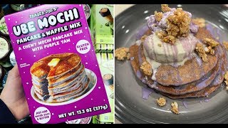 Trader joe's now has ube mochi pancake ...