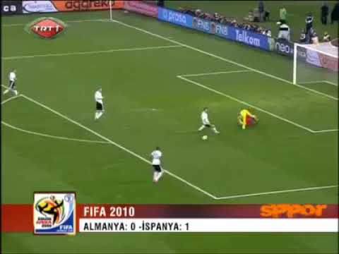 2010 dünya kupası Almanya-İspanya yarı final karşılaşması