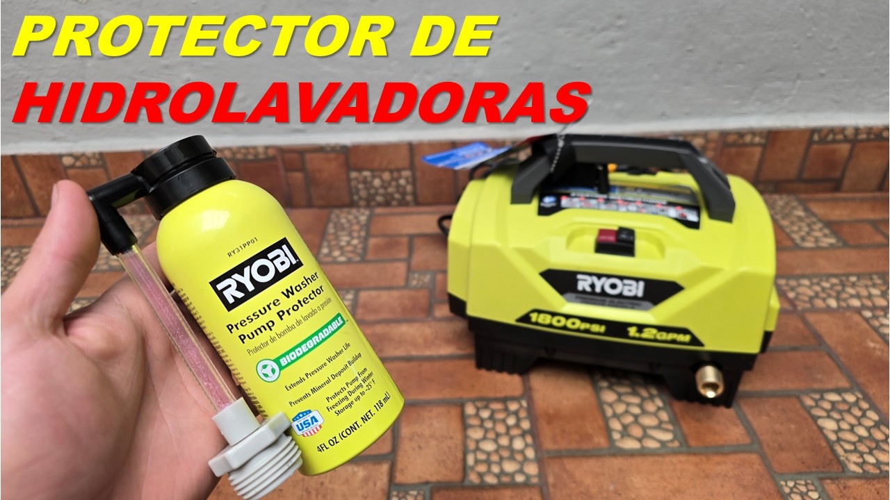 Protector de Bombas de HIDROLAVADORAS  ||  RYOBI