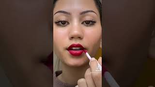Why you “look bad with lipstick” 🤡 and how to apply it so you don’t! | double lip line x uneven lip