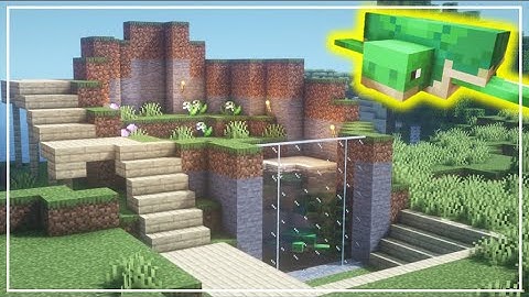 How to Build a Turtle Enclosure - Minecraft 1.16