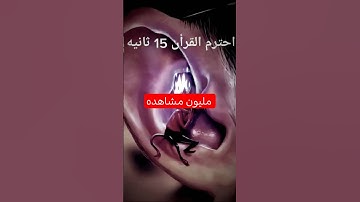 احترام القرآن الكريم دقيقه