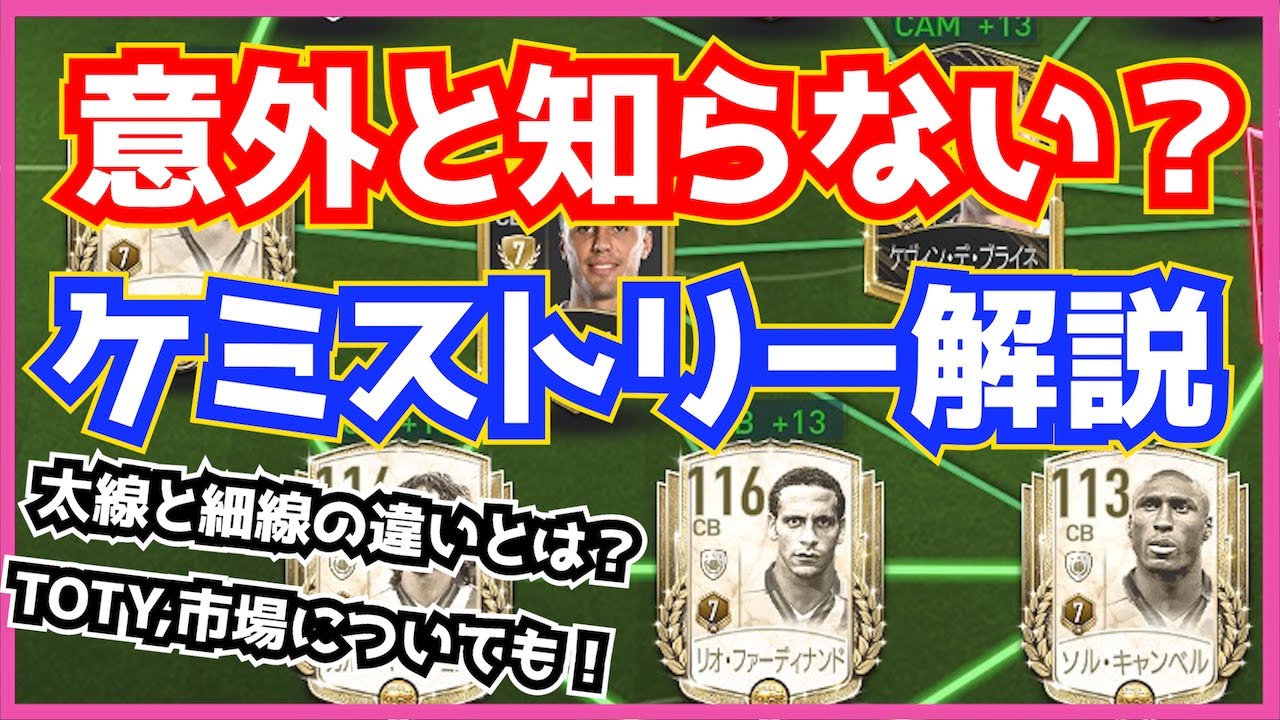 Fifaモバイル21 ケミストリーの意外な事実 初心者解説とtotyや市場について Fifa Mobile Fifaモバイル Youtube