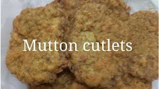 Mutton cutlets recipe/How to make mutton cutlets/Ramadan special(English subtitle)