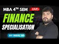 MBA 4th Semester | Live Class | MBA | Finance Specialisation | DAVV Exam | Nikhil Sir |