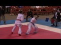 2010 USA-NKF ES606 18-34 Female Elite Kumite -55 Kg Aka Amanda Hight vs Ao Shannon Nishi.mpg