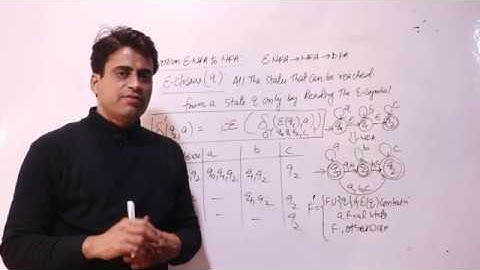 Epsilon NFA to NFA and DFA Conversion