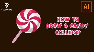 How to Draw a Candy Lollipop in Adobe Illustrator - Step by Step