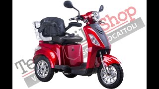 Montaggio Scooter Elettrico per Anziani Z-Tech ZT-15 Trilux Plus