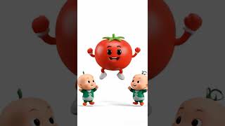 Aha Tamatar Bade Mazedaar 🍅 | सुपर फनी Kids Tomato Song | Trending Viral Reel 2025 #shorts #ytshorts