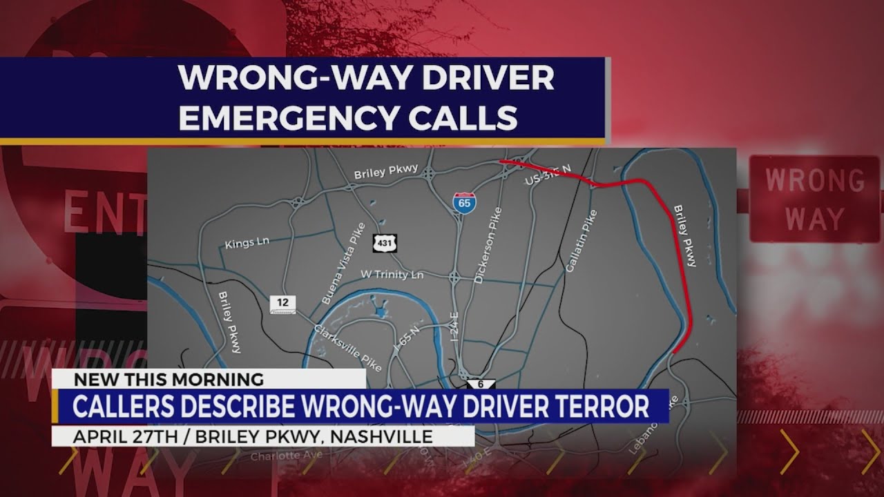 911 calls describe terror of wrong-way driver - YouTube