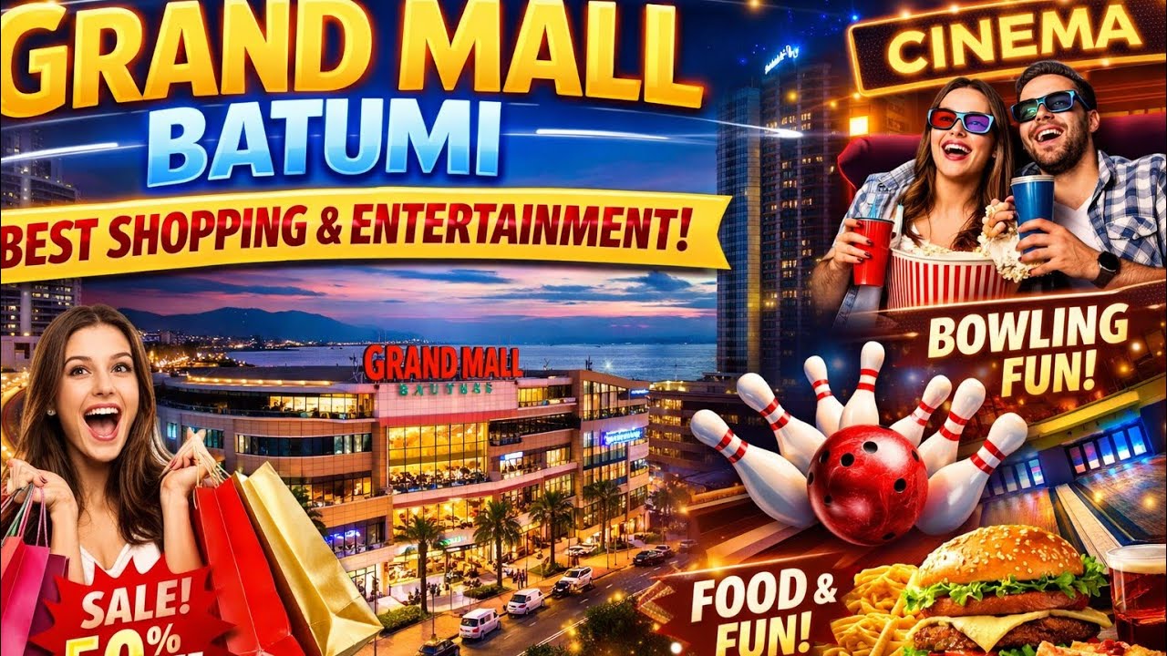 INSIDE Grand Mall Batumi 🇬🇪 | FULL Walking Tour of ALL Floors & Brands!