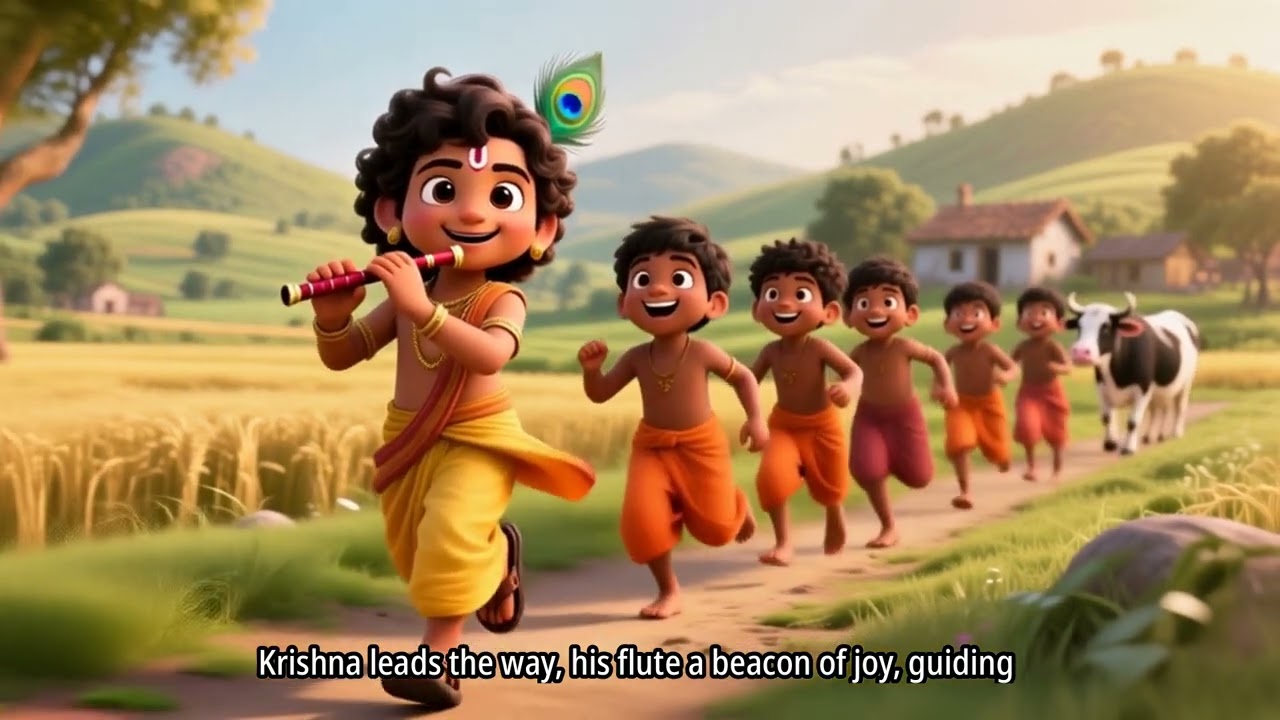 Krishna and Gauri: The Lost Calf - English